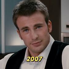 "Flame On!" Chris Evans through the years... #SteveRogers #Deadpool3  #ChrisEvans #Evolution #❤️