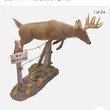 Danbury Mint OUT OF BOUNDS by Curtis Christensen Majestic, Whitetail Deer