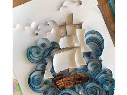 فن الرسم بالورق الملون صورة ٢٨ Quilling Designs Quilled Paper Art Origami And Quilling