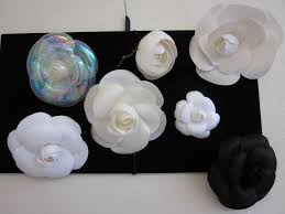 Chanel Camellias Fabric Flowers Felt Flowers Diy Chanel Camellia