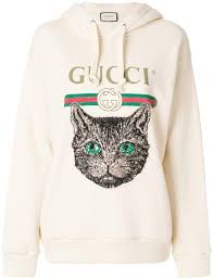 Gucci Mystic Cat Logo Hoodie Gucci Hoodie Hoodie Design Hoodies