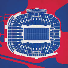 vaught hemingway stadium map art