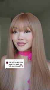 Replying to @Jacky 🧚‍♀️ Unclipped! I did style it with a headband  afterwards 💖 I still am OBSESSED with the color!! 😍🫶🏼 LESS THAN 14  UNITS LEFT BUY NOW! 😱 #wigs #wigtok