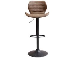 Dank unsichtbar integriertem gaslifter höhenverstellbar. 2er Set Barhocker Jennifer Kunstleder Braun Dewall Design