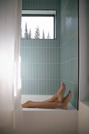 The Nooq Glass Tile Guest Bath Fireclay Tile Tile Tub Surround Glass Tile Bathroom Glass Tile