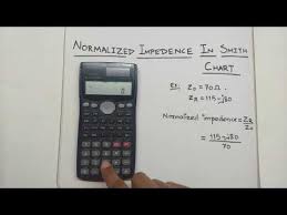 Normalized Impedence In Smith Chart Using Calculator Fx