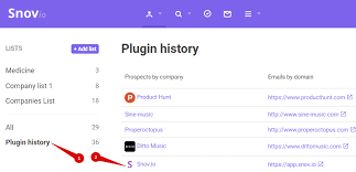 Snov Io How To Use The Domain Search Tool