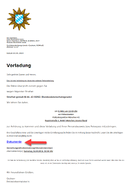 Spammail Mit Gefalschter Vorladung Der Polizei Munchen Ratgeber Internetkriminalitat