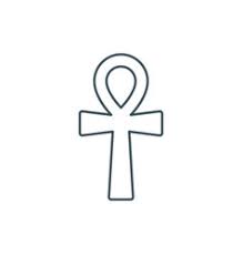 Ancient egypt ankh crown (for coloring) this ancient egypt ankh paper crown is great for a birthday party or as a school craft project. Ankh Key Vector Images Over 500