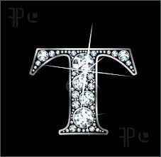 Diamond Letter A Stunningly Beautiful T Set In Diamonds And Silver Lettering Letter Stencils Picture Frame Decor