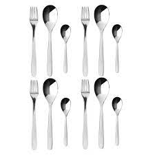 Stainless steel cutlery set ( polkadot ) bahan stainless steel dan plastik hdpe desain elegan dan minimalis. Jual Ikea 12 Pcs Peralatan Makan Sendok Garpu Stainless Steel Mopsig Cutlery Set Silver Shopline
