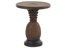Tommy Bahama Outdoor Alfresco Living Aluminum Pineapple Table 18 75 Round End Table Outdoor End Tables Tommy Bahama Patio Table