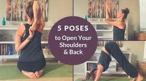 Best yoga stretches for beginners 1. Yoga For Tight Shoulders 5 Yoga Poses To Open Your Upper Back And Shoulders Yogauonline