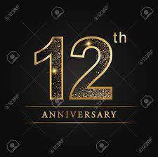 A6 with matching envelope colour: 12 Years Anniversary Celebration Logotype 12th Anniversary Logo Royalty Free Cliparts Vectors And Stock Illustration Image 99561971