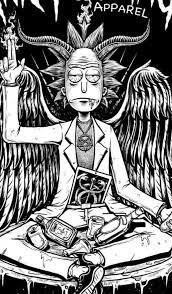 Autor Desconocido Rick And Morty Tattoo Rick And Morty Drawing Rick And Morty Poster