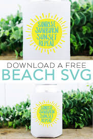 Download Free Beach Svg For Summer Crafts 13 More Free Files The Country Chic Cottage