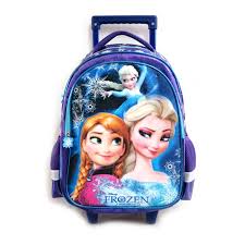 disney frozen book bag trolley backpack