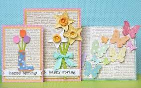 Gift bags are often made from a heavier weight of paper that is just the right weight. Spring Greeting Cards Homemade Card Ideas To Make Spring Cards Cards Handmade Paper Crafts Cards