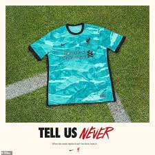 We want you to be 100% satisfied with your products. New Liverpool Away Kit Leaves Red Fans Bemused Over Bizarre Colour Choice Daily Mail Online