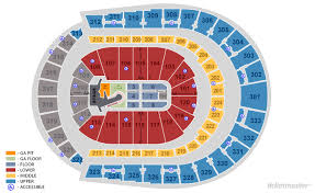 Bridgestone Arena Interactive Seating Chart For Concerts