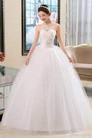 Grosshandel Hochzeitskleid Die Braut Sexy Tragerlosen Luxus Klassische Kristall Ballkleid Edle Glitter Vestido De Novia F Von Joyce593 30 44 Auf De Dhgate Com Dhgate