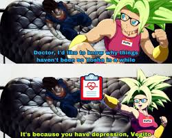 Dragon ball super spoilers are otherwise allowed. Dragon Ball Z Abridged Moments On Twitter I Do Like Depressed Vegito Memes