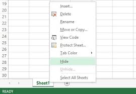 Cara Menyembunyikan Sel Kolom Lembar Kerja Dan Rumus Pada Microsoft Excel