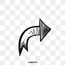 Black Line Drawing Hand Drawn Arrow Arrow Clipart Lovely Guide Png And Vector With Transparent Background For Free Download Hand Drawn Arrows How To Draw Hands Arrow Clipart