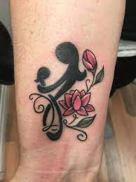 Mother Daughter Tattoo With Lotus Flower Tattoos For Daughters Mother Daughter Tattoos Mother Tattoos