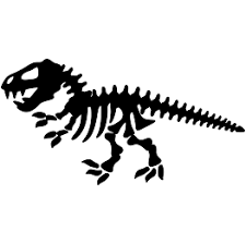 Dinosaur Skeleton Silhouette Dinosaur Stencil Dinosaur Silhouette Skeleton Silhouette