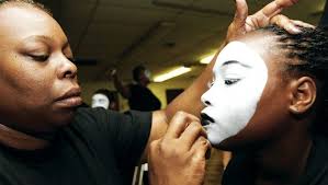 Black churches combine pantomime and Christian message