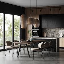 1) for the width of your table, you want to try and allow 6) trestle tables are a design gem! Dining Tables Model Trent Brown Matt Black Best Price In The Uk