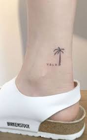 Small Palm Tree Tattoo Ideas 28 Ideas For 2019 Palm Tattoos Tree Tattoo Ankle Palm Tree Tattoo Ankle
