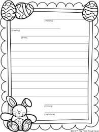 You will find these writing papers to print on this page. Easter Letter Template Tablon