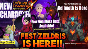 Chandler death seven deadly sins. Festival Zeldris Is Here Final Boss Melascula Lvl 90 More Seven Deadly Sins Grand Cross Youtube