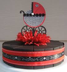 Red Black And Gold Baby Shower Ideas Baby Shower Cake Red Baby Shower Baby Shower Cakes Baby Shower