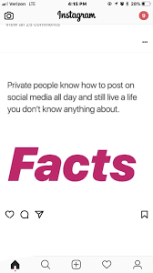 When it comes to social media, there are just times i turn off the world, you know. Private People Real Quotes Memes Quotes Meaningful Quotes