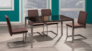 Seferay Helen Kitchen Dining Metal Glass Table Set Glass Table Set Kitchen Table Settings Dining Table In Kitchen