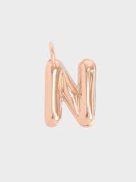 Well, it actually defines a tuple, but let's go with this. Rose Gold Alphabet N Charm Charles Keith De