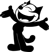 You can also create these lines without the ruler on the side, but i recommend. Felix The Cat Wikipedia