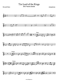 The Lord Of The Rings Easy Sheet Music For Alto Sax Clarinet Violin Flute Trumpet Tenor Saxophone Easy Sheet Music Saxophone Sheet Music Saxophone Music