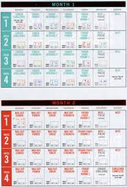 Insanity Calendar Month 1 In 2020