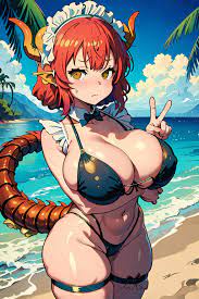 1girls ai generated arm under breasts bangs beach big ass bikini  bikini bottom bikini top black bikini breasts cleavage curvy curvy body  curvy female curvy figure cute face female