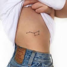 Big Dipper Constellation Tattoo On The Right Rib Cage Big Cage Constellation Constellat Minimalist Tattoo Constellation Tattoos Tattoos