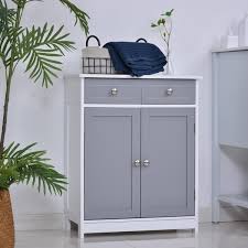 Check spelling or type a new query. Kleankin Mdf 2 Drawer Bathroom Cabinet Bathroom Vanities Grey Aosom Uk