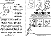 Keep your kids busy doing something fun and creative by printing out free coloring pages. African Americans Book A Printable Book Cover Harriet Tubman Enchantedlearning Com