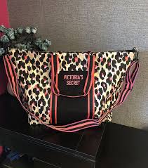 Голяма чанта с цип Розов леопард