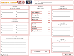 For decades, the united states and the soviet union engaged in a fierce competition for superiority in space. Cre8tive Resources Equality And Diversity Quiz Lesson Fun C8 Qz 14