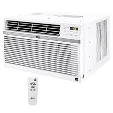 Works well for small area we needed it runs quietly. Lg Electronics 8 000 Btu 115 Volt Window Air Conditioner With Remote And Energy Star In White Lw8016er The Home Depot