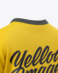 Download Men S Raglan Sweatshirt Mockup Back Half Side View In Apparel Mockups On Yellow Images Object Mockups